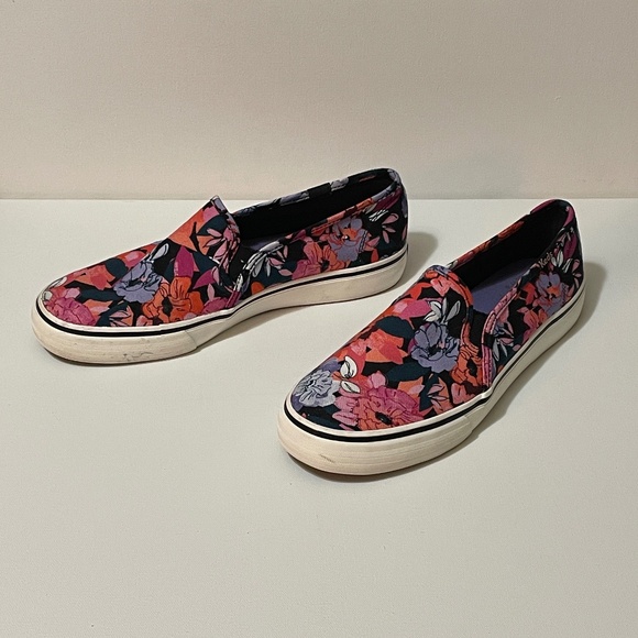 Women's Size 8 Keds Dream Foam Multi-Colored Floral Slip-On Sneakers - Picture 3 of 6